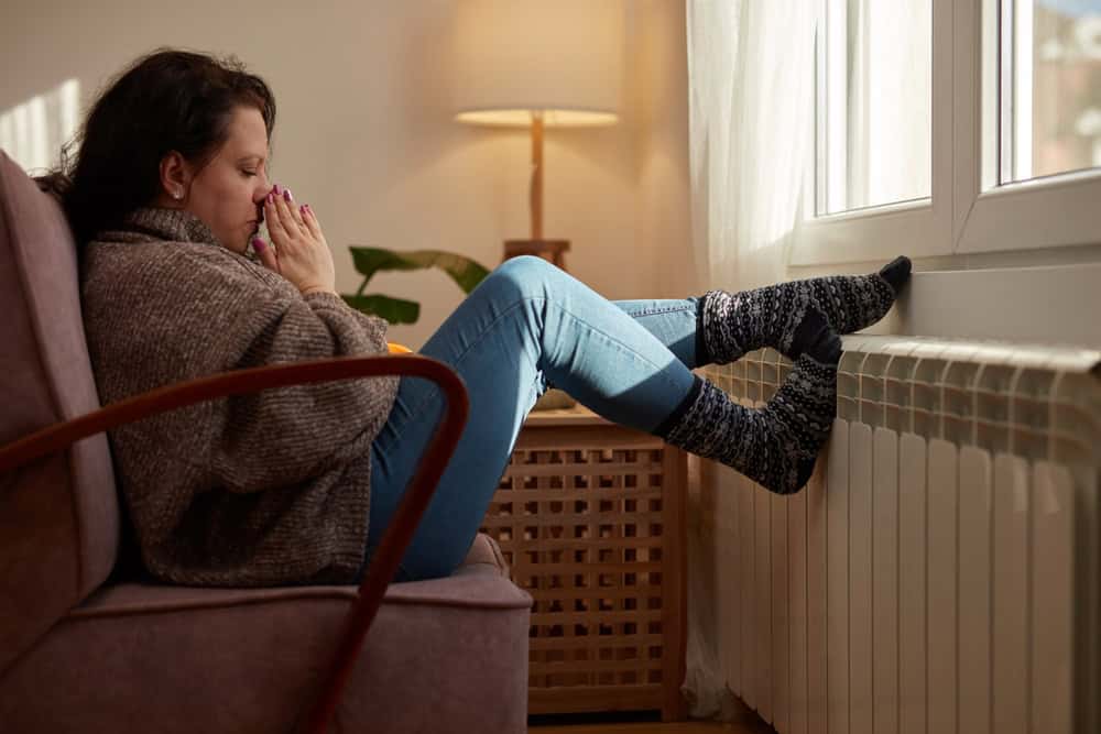 Chilly days call for warm socks and hanging around radiator.