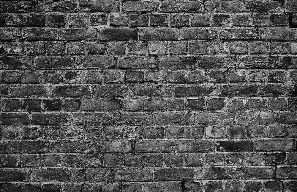 A weathered brick wall