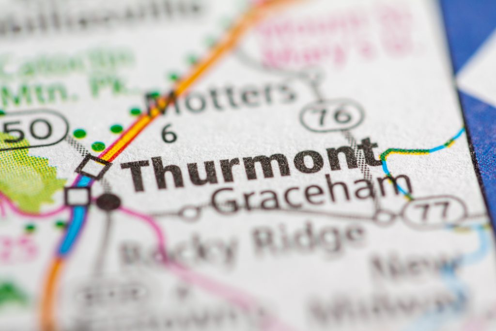 Thurmont, Maryland on Map