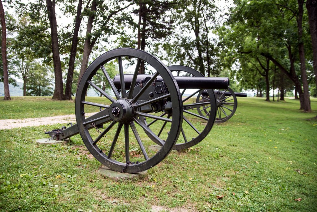 Historic cannon stands silent amidst the lush greenery, echoing stories of the past.