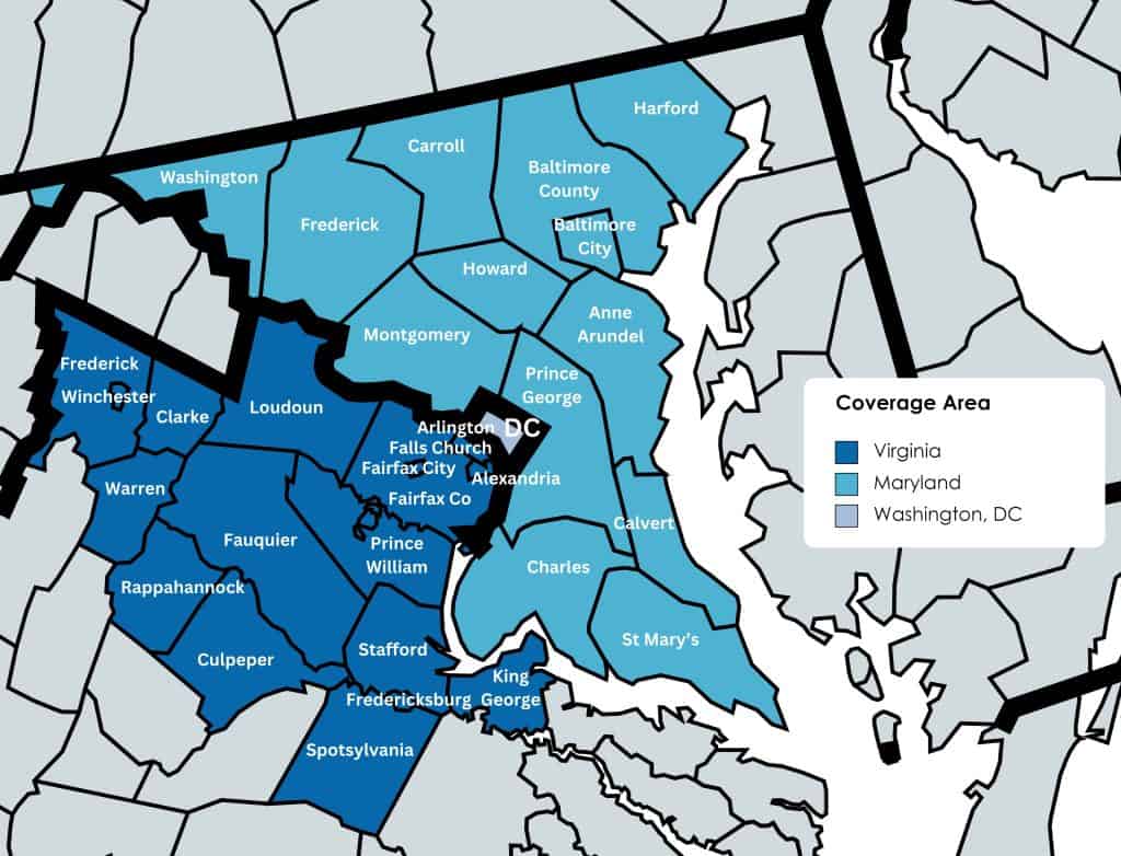 Coverage Area Map